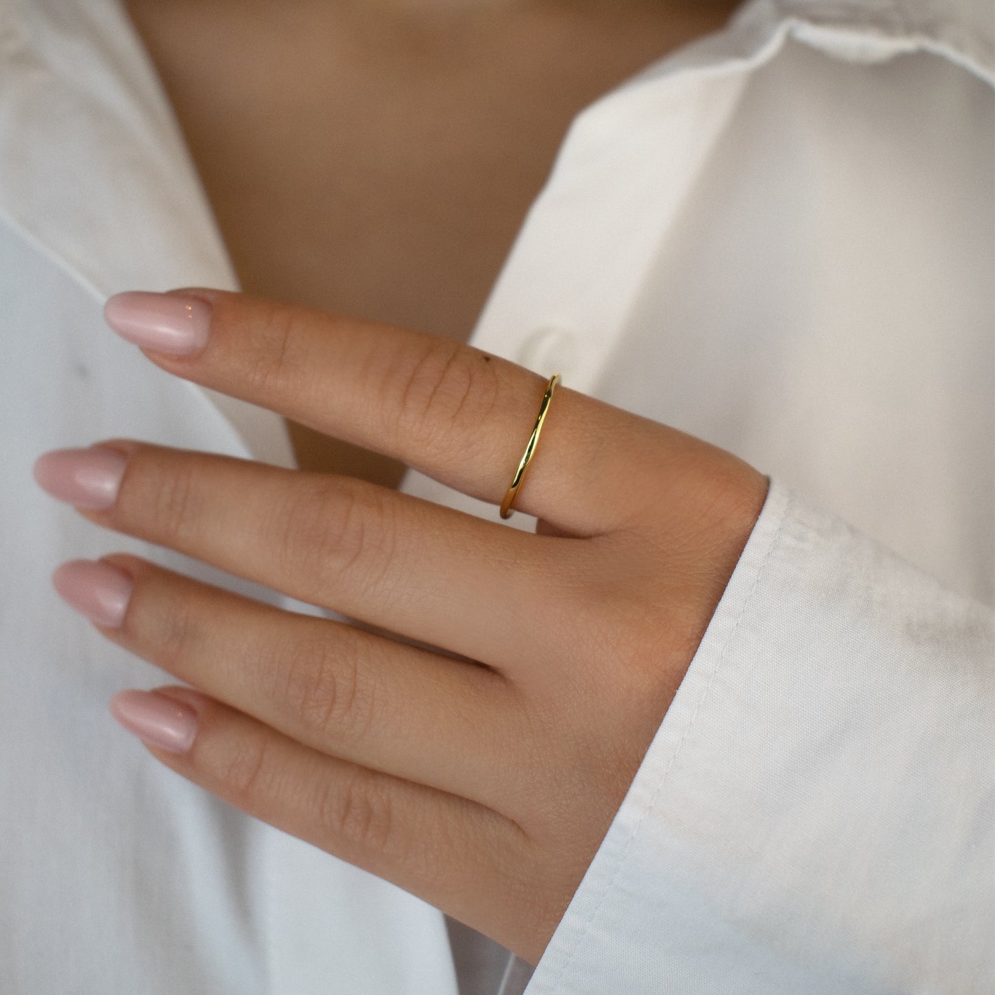 Nera 18K Gold Vermeil Ring