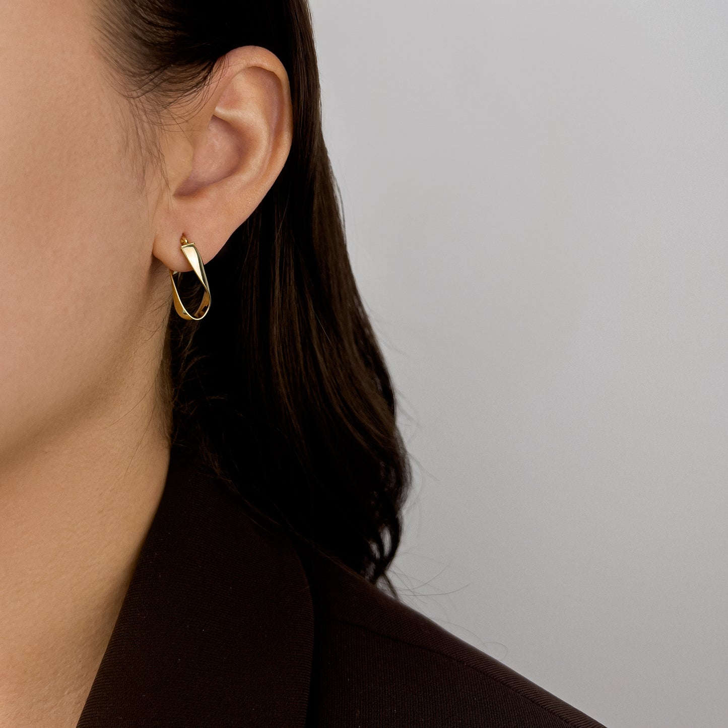 Cercei din aur 14K Alosa Song gold earrings