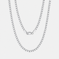 Diamond Cut Cuban Link  Sterling Silver