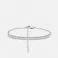 Emerald Cut Bracelet  Sterling Silver & Cubic Zirconia