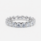 Eternity Ring  Sterling Silver  Cubic Zirconia