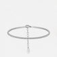 Fine Tennis Bracelet  Sterling Silver & Cubic Zirconia