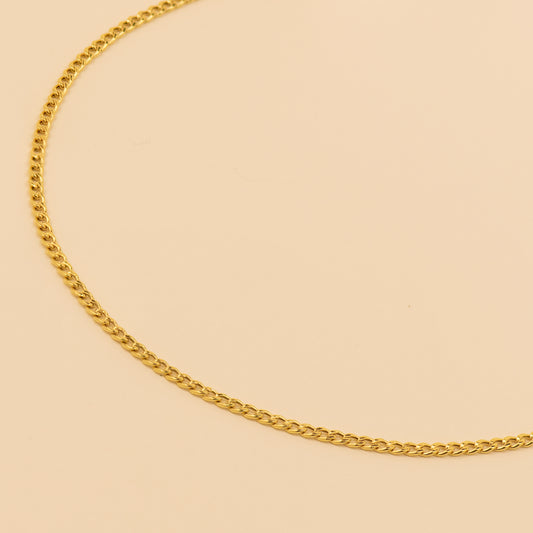 Lant din aur cu zale 14k Oraya gold necklace